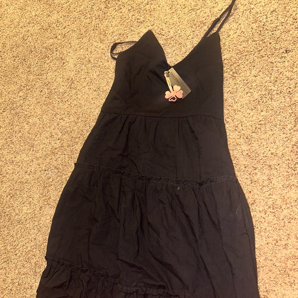 Fancyinn Charcoal Sleeveless Dress